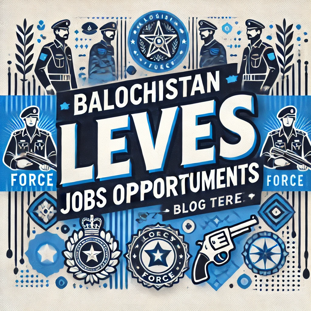 Balochistan Force Jobs 2024